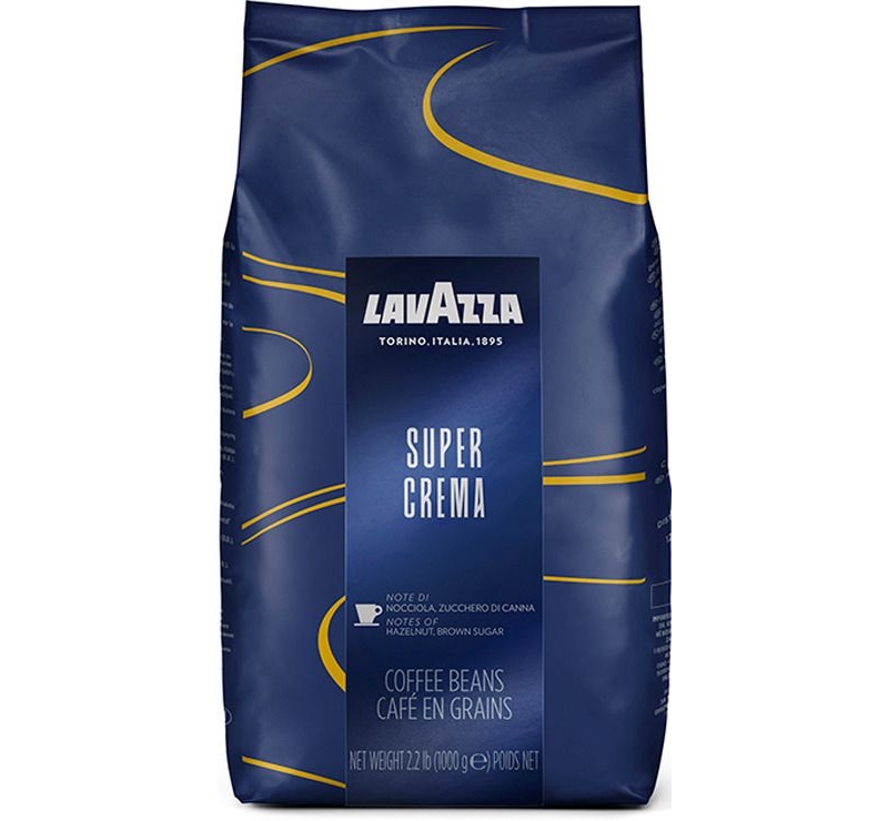 Кофе в зернах Lavazza Super Crema 1 кг - фото - 1
