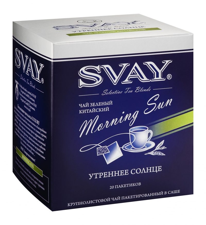 Svay Morning Sun 20 саше чай зелёный - фото - 1