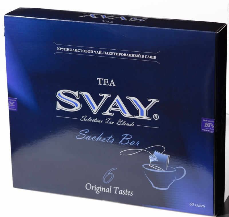 Svay Sachets Bar_60 саше (чай черный, чай зеленый, чай травяной пакетированный) - фото - 2