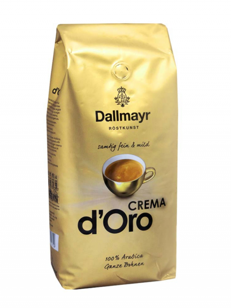 Кофе в зернах Dallmayr  Crema d'Oro 1кг - фото - 1