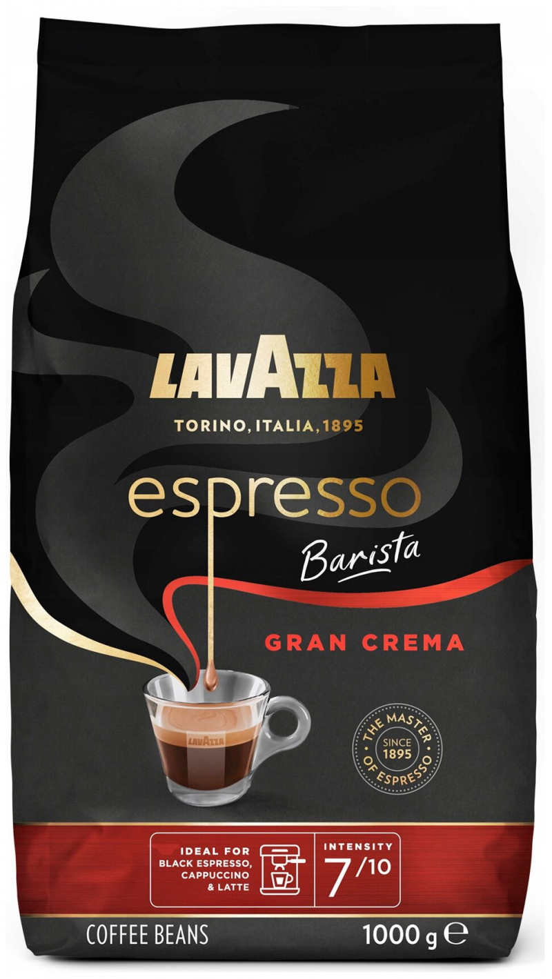 Кофе в зернах Lavazza Gran Crema 1 кг - фото - 1