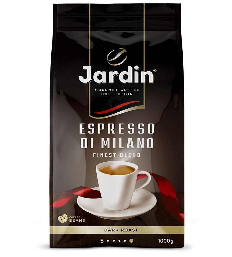 Кофе в зернах Jardin Espresso di Milano, 1 кг - фото - 1