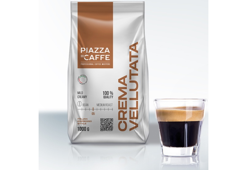 Кофе в зернах Jardin PIAZZA del CAFFE Crema Vellutata - фото - 1