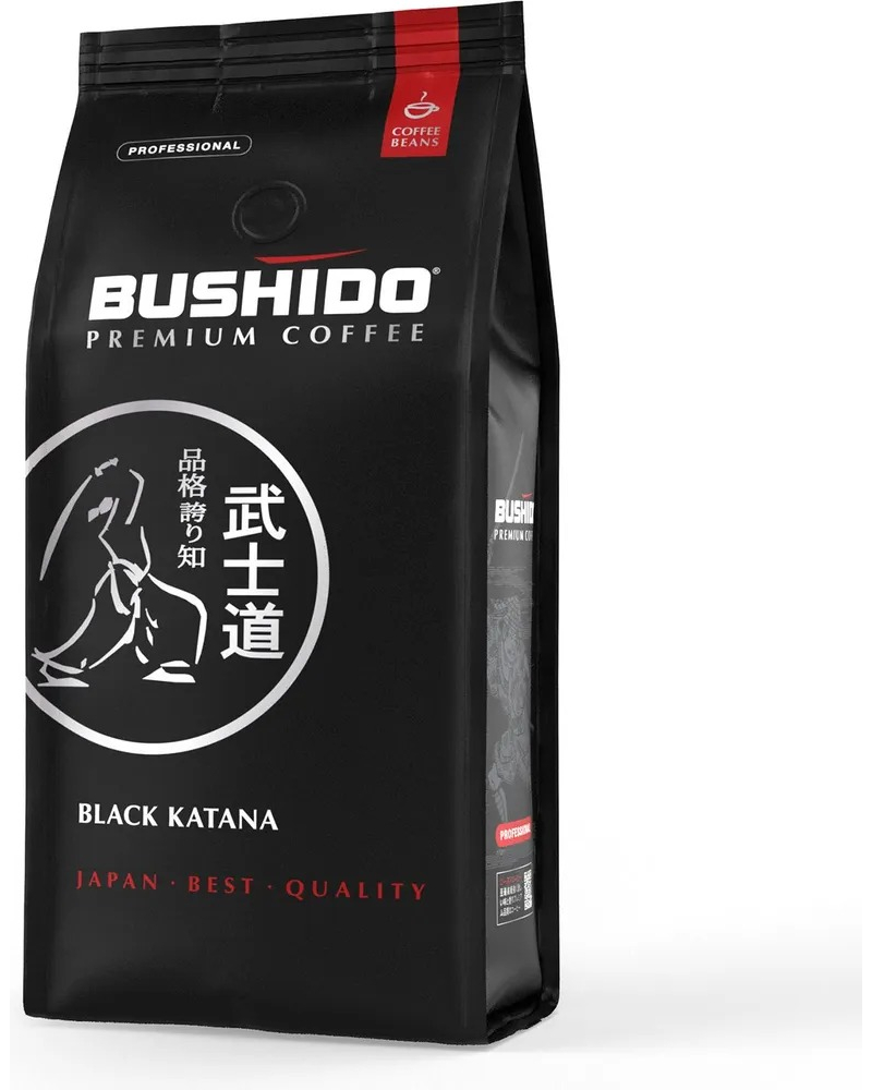 Кофе в зернах Bushido Black Katana, Арабика,1кг - фото - 1