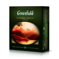 Чай Greenfield Голден Цейлон 100 пакетиков - фото - 1