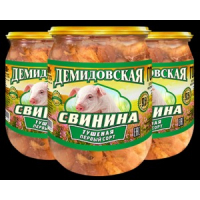Свинина тушеная 1 сорт 500г - фото - 1