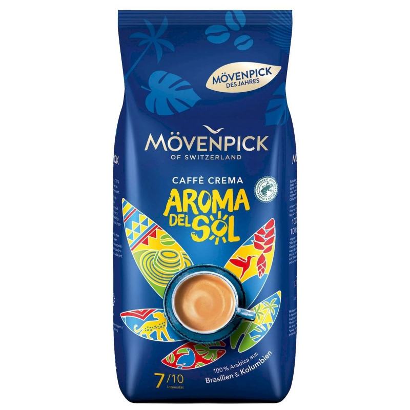 Кофе в зёрнах Movenpick Crema Aroma del Sol 1 кг - фото - 1